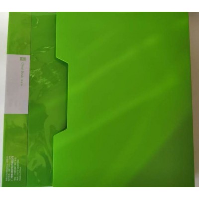Папка в коробе 80 файлов KAZMIR в пластик.зеленая
